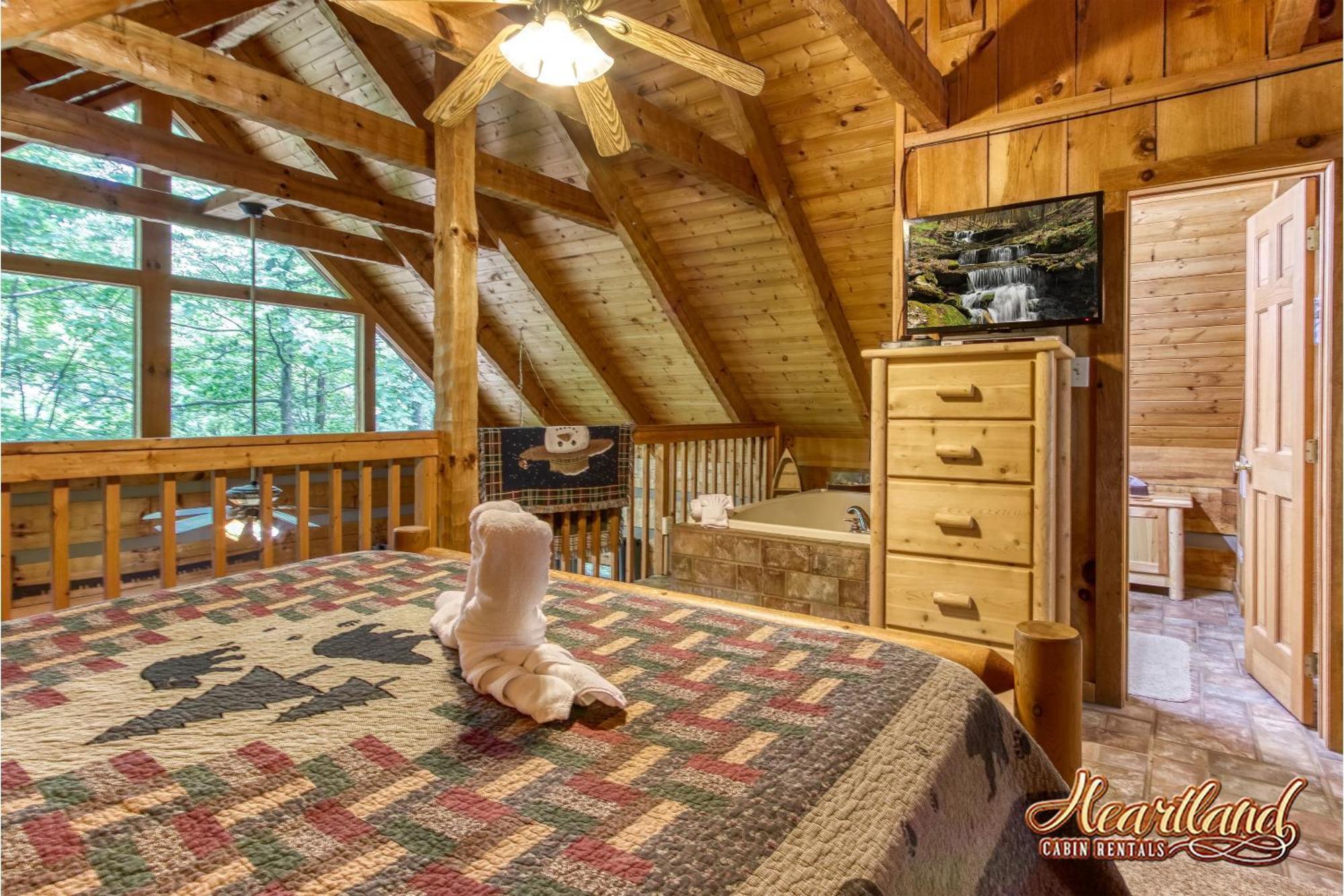 ガトリンバーグ Cozy Mountain Hideawayヴィラ 部屋 写真